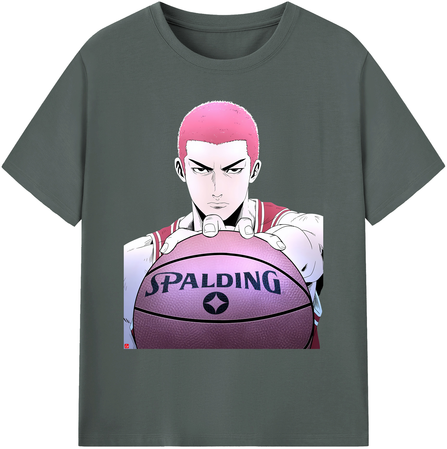 （画像用） SLAM DUNK／スラムダンク 綿100％ メンズ半袖Tシャツ｜肌触りやわらか＆通気性